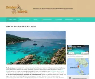 Similan-Islands.com(Similan Islands of Thailand National Park (Official)) Screenshot