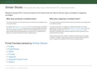 Similarstocks.com(Similar Stocks) Screenshot