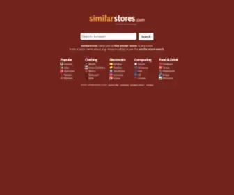 Similarstores.com(Similar stores) Screenshot