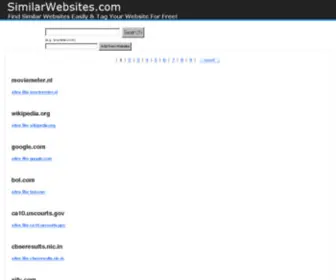Similarwebsites.com(Find similar websites) Screenshot