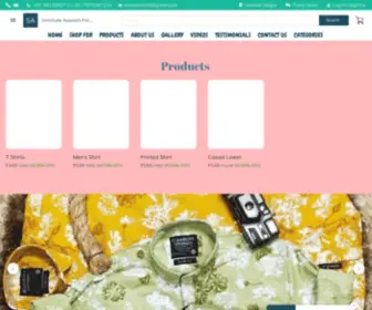 Similitudeapparels.com(Similitude Apparels Pvt. Ltd. official) Screenshot