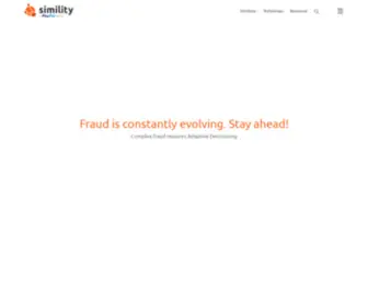 Simility.com(Home Page : Simility) Screenshot