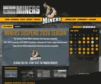 Siminers.com(Southern Illinois Miners) Screenshot