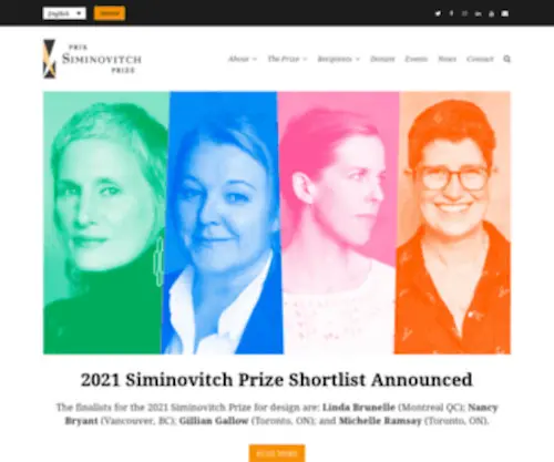 Siminovitchprize.com(Siminovitch Theatre Foundation) Screenshot