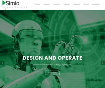 Simio.com(Simulation, Production Planning and Scheduling Software) Screenshot