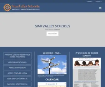 Simivalleyusd.org(Simi Valley Unified School District) Screenshot