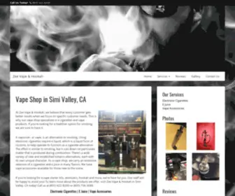 Simivalleyvapeshop.com(Zee Vape & Hookah) Screenshot