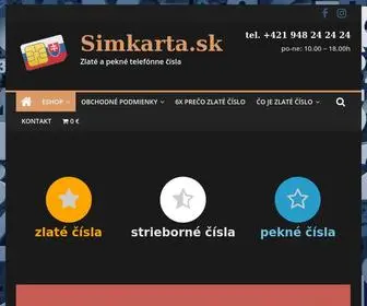 Simkarta.sk(Slovenská sim karta) Screenshot