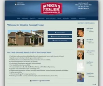 Simkinsfh.com(Simkins Funeral Home) Screenshot