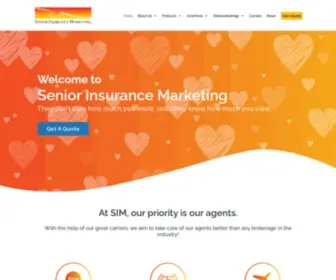 Simkt.com(Senior Insurance Marketing) Screenshot