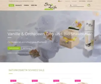 Simlife.ch(Heimat Der Naturkosmetik) Screenshot
