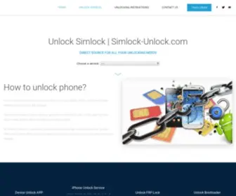 Simlock-Unlock.com(Bot Verification) Screenshot