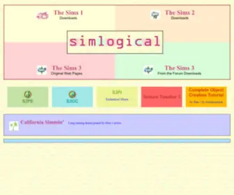 Simlogical.com(Intelligent objects for The Sims) Screenshot