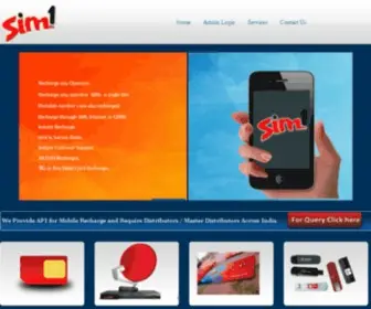 Simm1.com(Simm1.org Multi Recharge Company) Screenshot