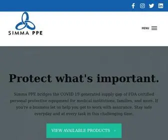 Simmappe.com(Simma PPE) Screenshot