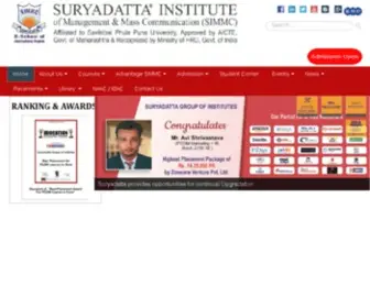 Simmc.org(Top mba college in pune) Screenshot