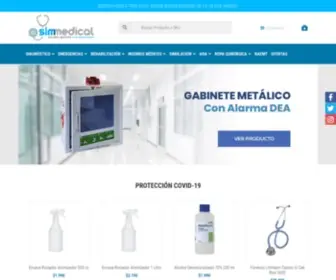 Simmedical.cl(Insumos médicos y de simulación) Screenshot