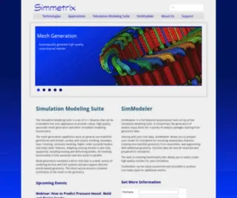 Simmetrix.com(Simmetrix :: Home) Screenshot