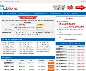 Simmobifone.vn(Kho sim mobifone 10 s) Screenshot
