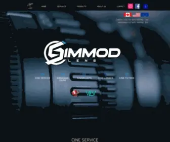 Simmodlens.com(VINTAGE LENS MODS FOR CINE CAMERAS) Screenshot