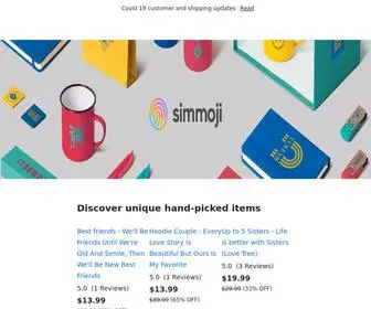 Simmoji.com(Personalize your Love and Care in a present) Screenshot