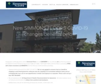 Simmonsfloorcraft.com(Simmons Floors) Screenshot