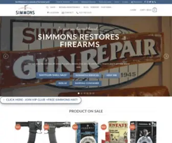 Simmonsguns.biz(Simmons Gun Repair) Screenshot