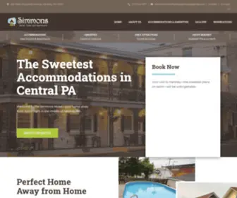 Simmonsmotel.com(Simmons Motel) Screenshot