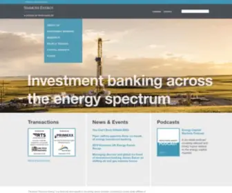 Simmonspjc.com(Simmons Energy) Screenshot