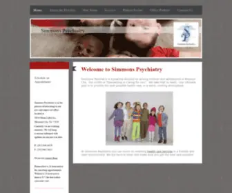 Simmonspsychiatry.com(Simmons Psychiatry) Screenshot