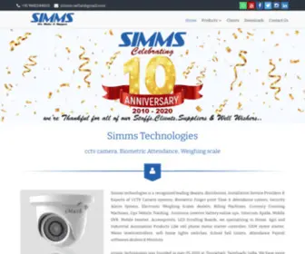 Simms.in(Simms technologies) Screenshot