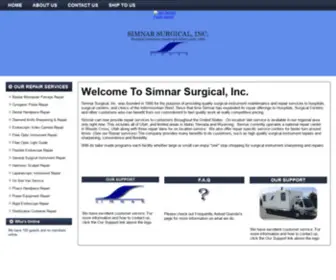 Simnar.com(Simnar Surgical) Screenshot