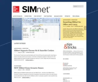 Simnetcommunity.com(The SIMnet Release Notes. This space) Screenshot