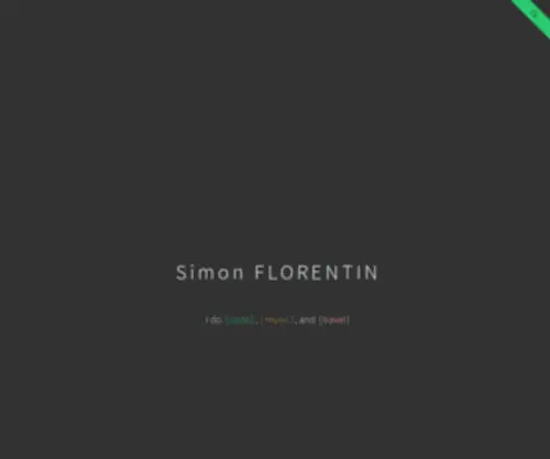 Simon-Florentin.fr(Simon Florentin) Screenshot