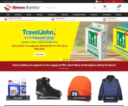 Simon-Safety.co.uk(Simon Safety) Screenshot