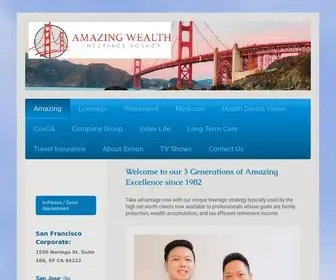 Simon888.com(EHealth-Plans Inc. / Amazing Wealth Insurance Agency in San Francisco Bay Area) Screenshot