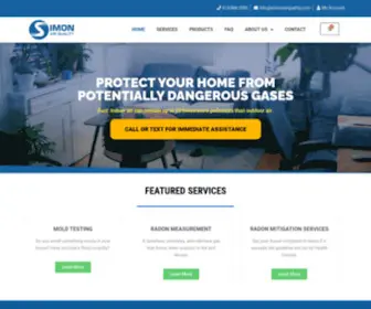 Simonairquality.com(Simon Air Quality) Screenshot