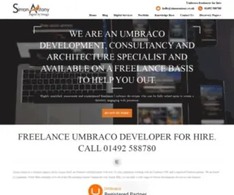 Simonantony.net(Umbraco Developer) Screenshot