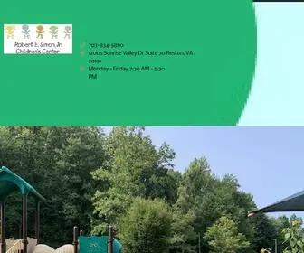 Simoncenter.org(Reston, VA Nonprofit Childcare) Screenshot