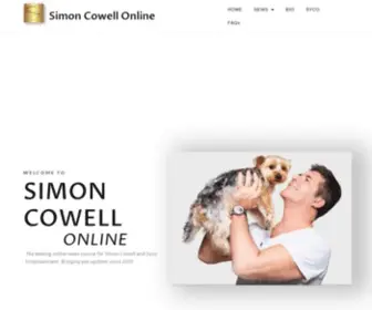 Simoncowellonline.com(SIMON COWELL ONLINE) Screenshot