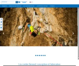 Simond.fr(Equipement de montagne et d'escalade) Screenshot