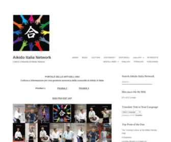 Simonechierchini.com(Aikido Italia Network) Screenshot