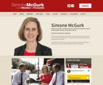 SimonemcGurk.com.au(Simone McGurk) Screenshot