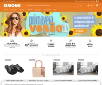 Simonemodas.com.br(Simone Modas) Screenshot