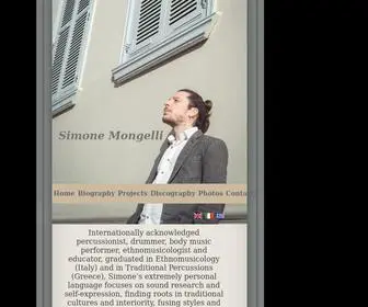 Simonemongelli.eu(Simone Mongelli Official Website) Screenshot