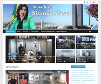Simonetebet.com.br(Conheça) Screenshot