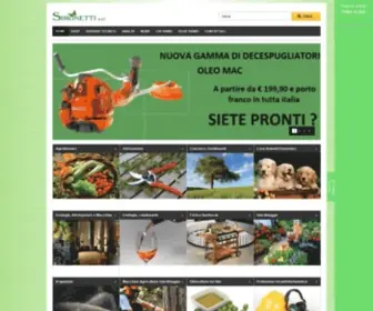 Simonettionline.it(Benvenuti in Simonetti on Line) Screenshot