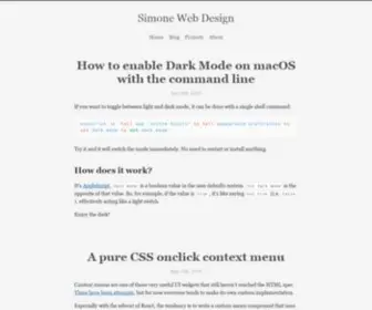 Simonewebdesign.it(Simone Web Design) Screenshot