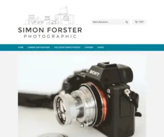 Simonforsterphotographic.co.uk(Simon Forster Photographic Fikaz UK Lens adapters) Screenshot