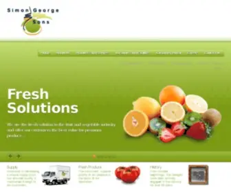 Simongeorge.com.au(Premium Fruit & Vegetable Wholesaler) Screenshot